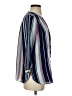 NYDJ Stripes Blue 3/4 Sleeve Blouse Size S - photo 4