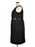 Kasper Plaid Black Casual Dress Size 18 - photo 5