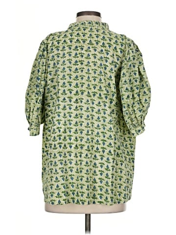 Assorted Brands 3/4 Sleeve Button-Down Shirt (view 2)