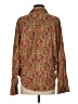 Pilcro 100% Viscose Floral Brown Long Sleeve Blouse Size S - photo 2
