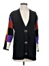Steve Fabrikant Black Wool Cardigan Size P (petite) - photo 1