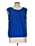 Madewell Blue Sleeveless Blouse Size L - photo 1