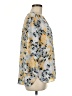 NYDJ 100% Polyester Floral Yellow 3/4 Sleeve Blouse Size M - photo 4