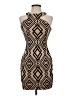 Emerald Sundae Argyle Tan Cocktail Dress Size S - photo 1