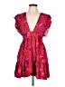 Stillwater 100% Rayon Hearts Red Cocktail Dress Size L - photo 1