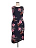 Vince Camuto Floral Blue Casual Dress Size 16 - photo 1