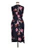 Vince Camuto Floral Blue Casual Dress Size 16 - photo 2