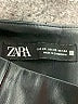 Zara 100% Polyurethane Black Shorts Size XS - photo 3
