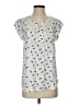 Daniel Rainn 100% Polyester Ivory Short Sleeve Blouse Size S - photo 1