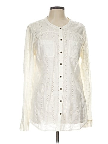 Ruff Hewn Long Sleeve Blouse (view 1)