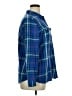 Old Navy 100% Cotton Plaid Blue Long Sleeve Button-Down Shirt Size XL - photo 4
