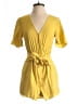 Blue Life Solid Yellow Romper Size XS - photo 1