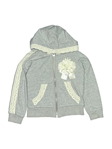Maeli Rose Zip Up Hoodie (view 1)