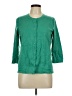 Eddie Bauer Green 3/4 Sleeve Button-Down Shirt Size L - photo 1