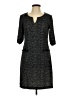 Connected Apparel Tweed Gray Casual Dress Size 10 - photo 1