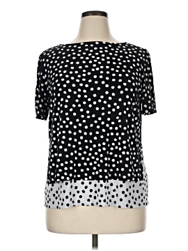 Susan Graver Short Sleeve Blouse