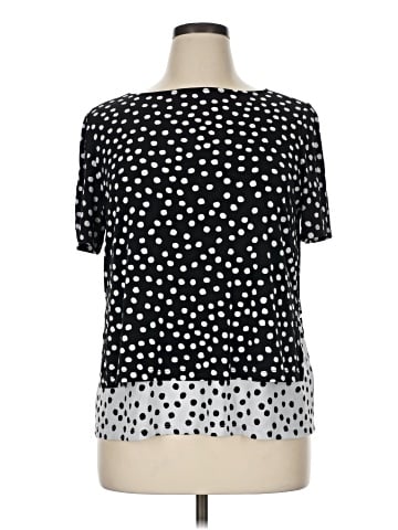 Susan Graver Short Sleeve Blouse (view 1)