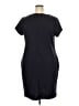 Lands' End Solid Black Casual Dress Size 18W - photo 2