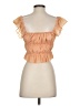 Express Orange Sleeveless Blouse Size XS - photo 2