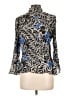 Sunny Leigh 100% Polyester Blue 3/4 Sleeve Blouse Size L - photo 2