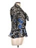 Sunny Leigh 100% Polyester Blue 3/4 Sleeve Blouse Size L - photo 4