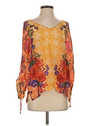 Johnny Was 3/4 Sleeve Blouse (view 1)