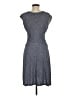 Max Studio Solid Gray Casual Dress Size M - photo 2