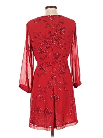 Madewell Hazelwood Wrap-Front Mini Dress in Windswept Floral (view 2)