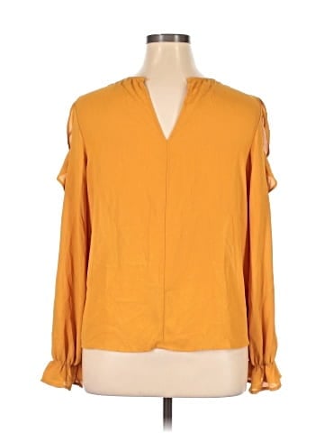 Forever 21 Plus Long Sleeve Blouse (view 2)