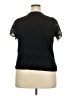 DressBarn Black Short Sleeve Top Size 2X - photo 2
