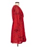 Madewell 100% Polyester Red Cocktail Dress Size 10 - photo 4