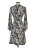 Veronica M. Paisley Gray Casual Dress Size XS - photo 2