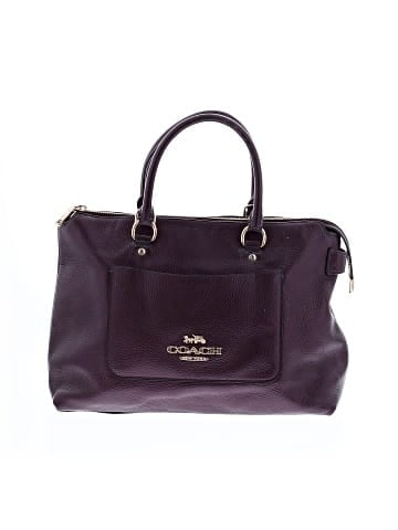 Coach Factory Leather Satchel (view 1)