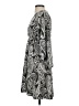 Veronica M. Paisley Gray Casual Dress Size XS - photo 5