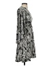 Veronica M. Paisley Gray Casual Dress Size XS - photo 4