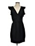 Bebe 100% Silk Solid Black Cocktail Dress Size S - photo 1