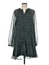 Joie 100% Polyester Polka Dots Gray Casual Dress Size M - photo 1