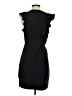 Bebe 100% Silk Solid Black Cocktail Dress Size S - photo 2