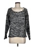 NY Collection Tweed Black Pullover Sweater Size M - photo 1
