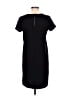 Chelsea28 Solid Black Casual Dress Size M - photo 2