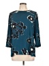 Van Heusen 100% Polyester Teal 3/4 Sleeve Blouse Size L - photo 1