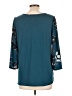 Van Heusen 100% Polyester Teal 3/4 Sleeve Blouse Size L - photo 2
