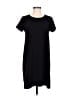 Chelsea28 Solid Black Casual Dress Size M - photo 1