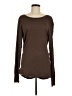 Mono b Brown Long Sleeve Top Size M - photo 1