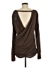 Mono b Brown Long Sleeve Top Size M - photo 2