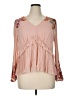 DR2 100% Polyester Pink Long Sleeve Blouse Size XL - photo 1