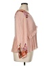 DR2 100% Polyester Pink Long Sleeve Blouse Size XL - photo 4