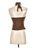 Motel 100% Polyester Brown Tank Top Size S - photo 2