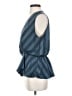 Chloe Oliver Blue Sleeveless Blouse Size S - photo 5