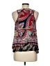 BILA Red Sleeveless Blouse Size M - photo 2